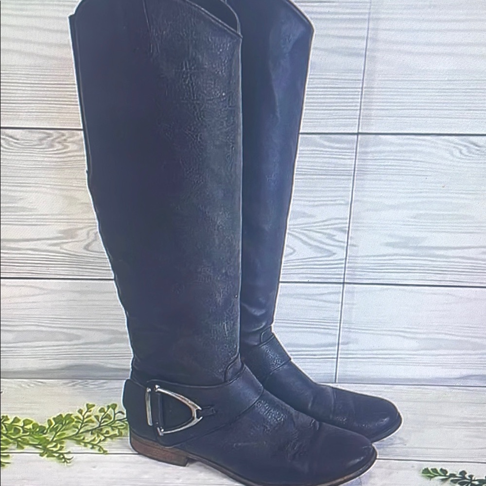 Nocona Black Heeled Boots